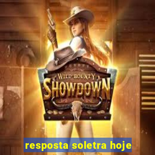 resposta soletra hoje